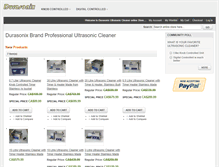 Tablet Screenshot of durasonix.com